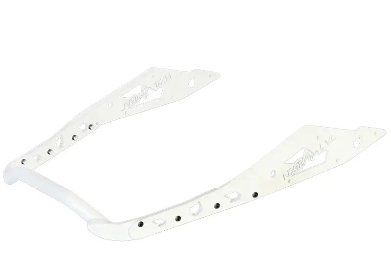 White U-shaped snowmobile ski loop for NXPRB234-WHT Pro Armor rear bumper upgrade
