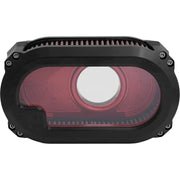 NXT-01BR Kens Factory Nxt Lvl M8 Air Cleaner W/Glass Black W/Red - RV and Auto Parts