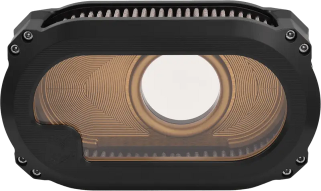 NXT-03BG Kens Factory Nxt Lvl Tc Air Cleaner W/Glass Black W/Gold - RV and Auto Parts