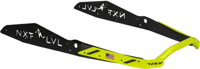 Nxt Lvl Rear Bumper Black/Lime Pol - Powersports