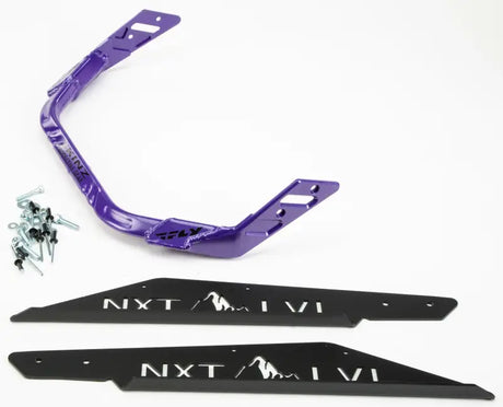 Nxt Lvl Rear Bumper Black/Plum Pol - Powersports