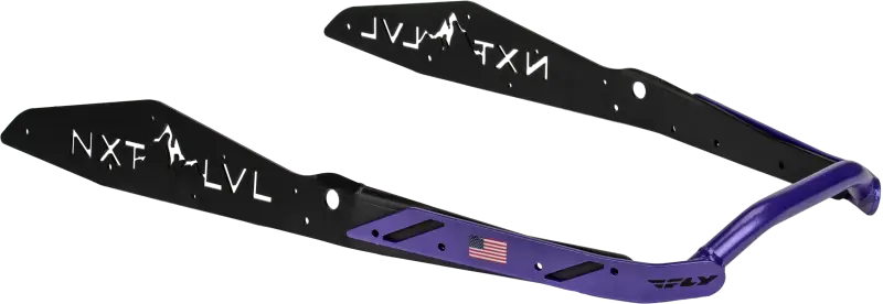 Nxt Lvl Rear Bumper Black/Purple Pol - Powersports