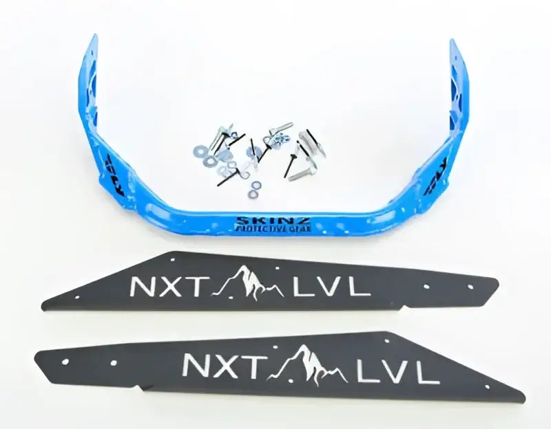 Nxt Lvl Rear Bumper Blk/Blu Pol Axys 163 S/M - Powersports