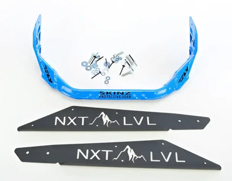Nxt Lvl Rear Bumper Blk/Blu Pol Axys 163 S/M - Powersports