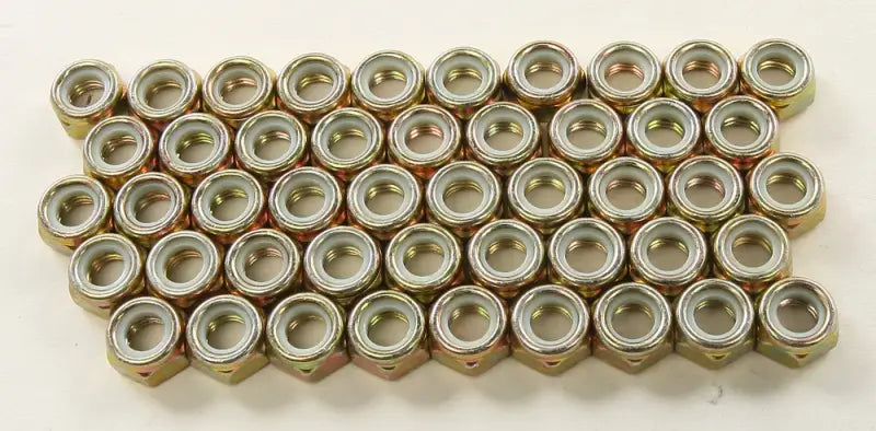 NYL-5000 Lock Nuts 7mm 48/Pkg - Lock-Nuts