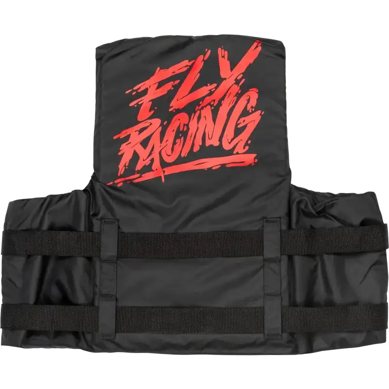 FLY RACING Nylon Flotation Vest Black/Red 3x for Powersports