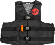 FLY RACING Nylon Flotation Vest Black/Red Lg/Xl