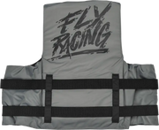 FLY RACING Nylon Flotation Vest Grey/Black Xs for Powersports