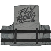 FLY RACING Nylon Flotation Vest Grey/Black Xs for Powersports