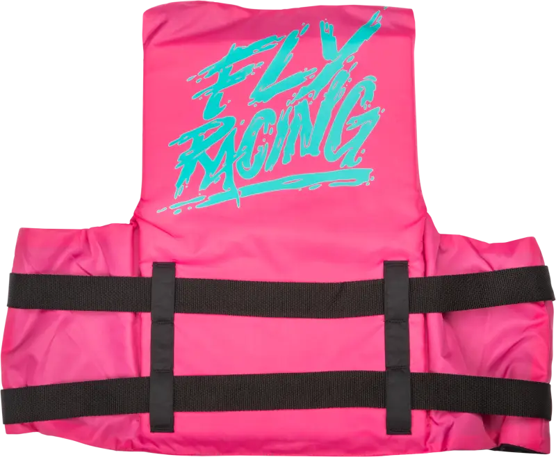 Nylon Flotation Vest Neon Pink/Teal 3x - Powersports
