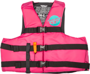 FLY RACING Nylon Flotation Vest Neon Pink/Teal Sm/Md