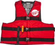 FLY RACING Nylon Flotation Vest Red/White 2x