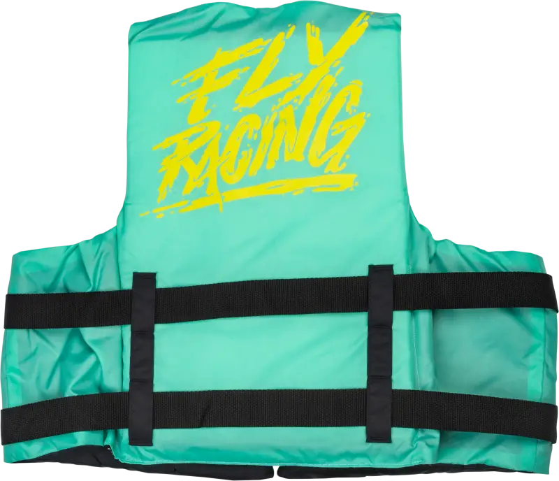 Nylon Flotation Vest Seafoam Green/Yellow Lg/Xl - RV and Auto Parts
