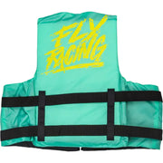 FLY RACING Nylon Flotation Vest Seafoam Green/Yellow Xs for Powersports