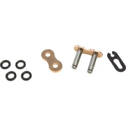 FIRE POWER O Ring Clip Master Link 525 Gold for Powersports