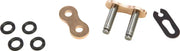 FIRE POWER O Ring Clip Master Link 525 Gold for Powersports