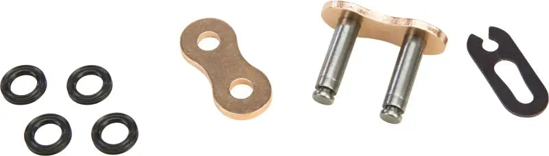 FIRE POWER O Ring Clip Master Link 525 Gold for Powersports