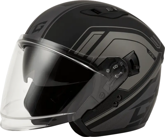 O1187506 Gmax Of-87 Duke Helmet W/Led Light Matte Blk/Grey Lg - RV and Auto Parts