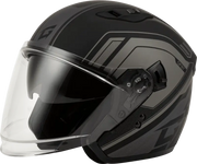 O1187509 Gmax Of-87 Duke Helmet W/Led Light Matte Blk/Grey 3X - RV and Auto Parts