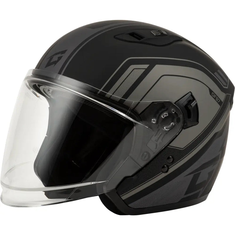 O1287507 Gmax Of-87 Duke Helmet Matte Black/Grey Xl