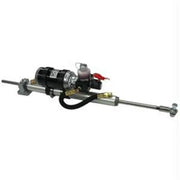 Octaf1212lam12 Octopus linear drive with black silver hydraulic steering and red valve