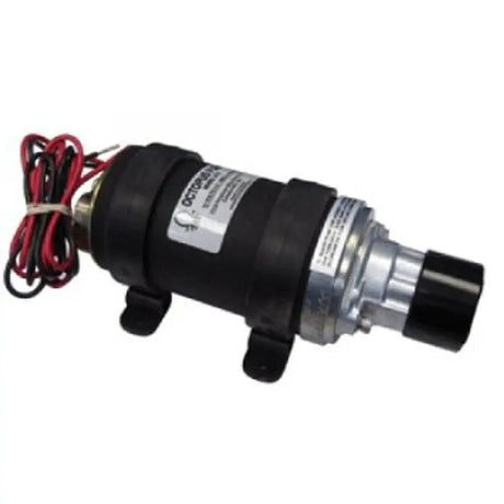 Black and silver Octafg1024 Octopus Gear Pump with wires, 1L/Min 24V electric pump