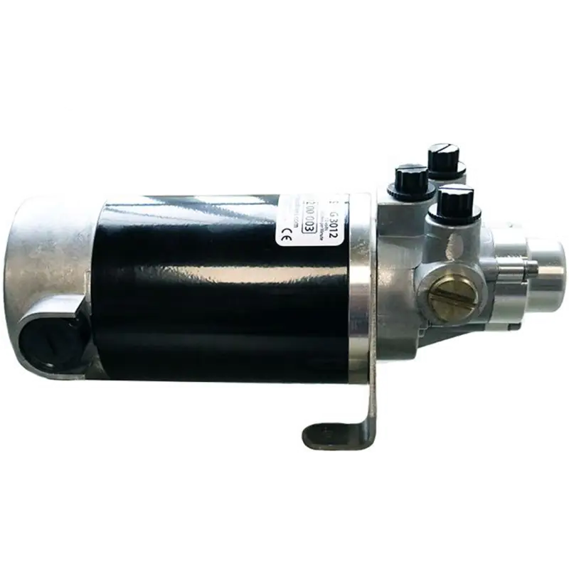 Silver and black gear pump image showcasing the OCTAFG3012 Octopus Gear Pump
