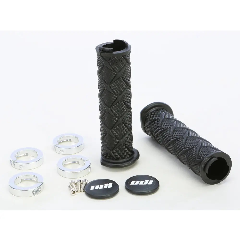 Atv X Treme Lockon Grip Black/Silver