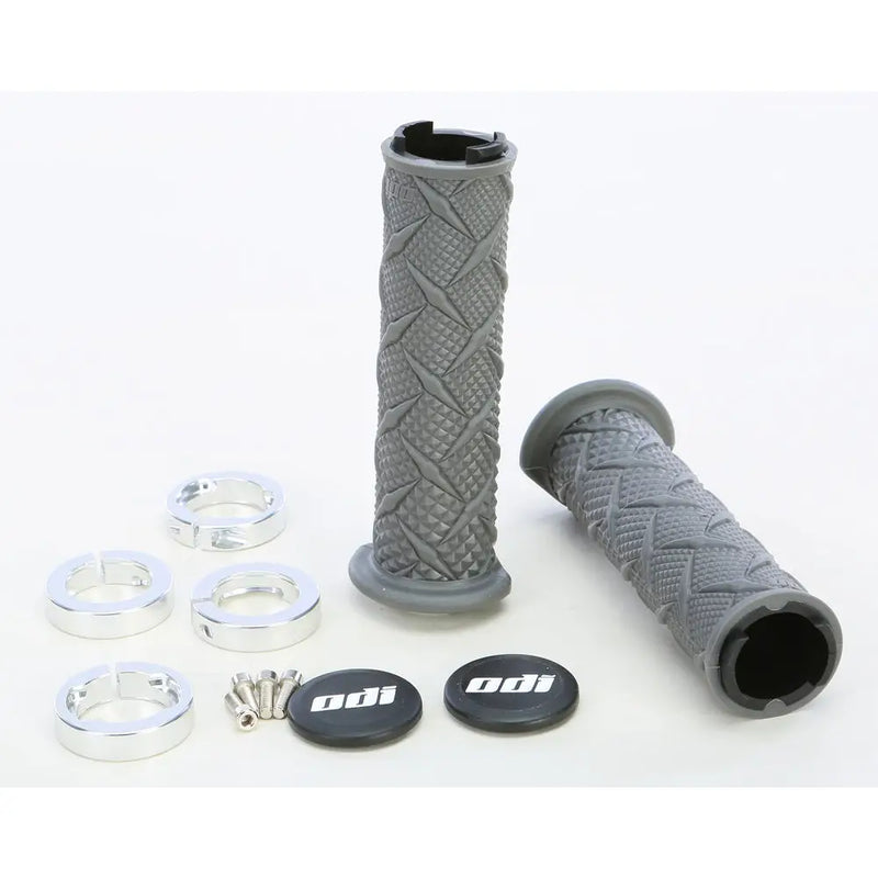 Atv X Treme Lockon Grip Silver