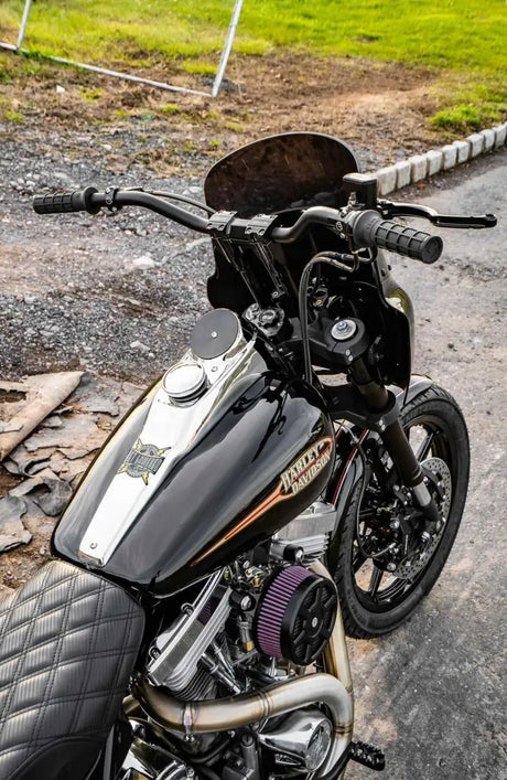 Odi H692VTS Handlebar V-Twin Tracker 1’’ To Controls Silver/Grey - Handlebars