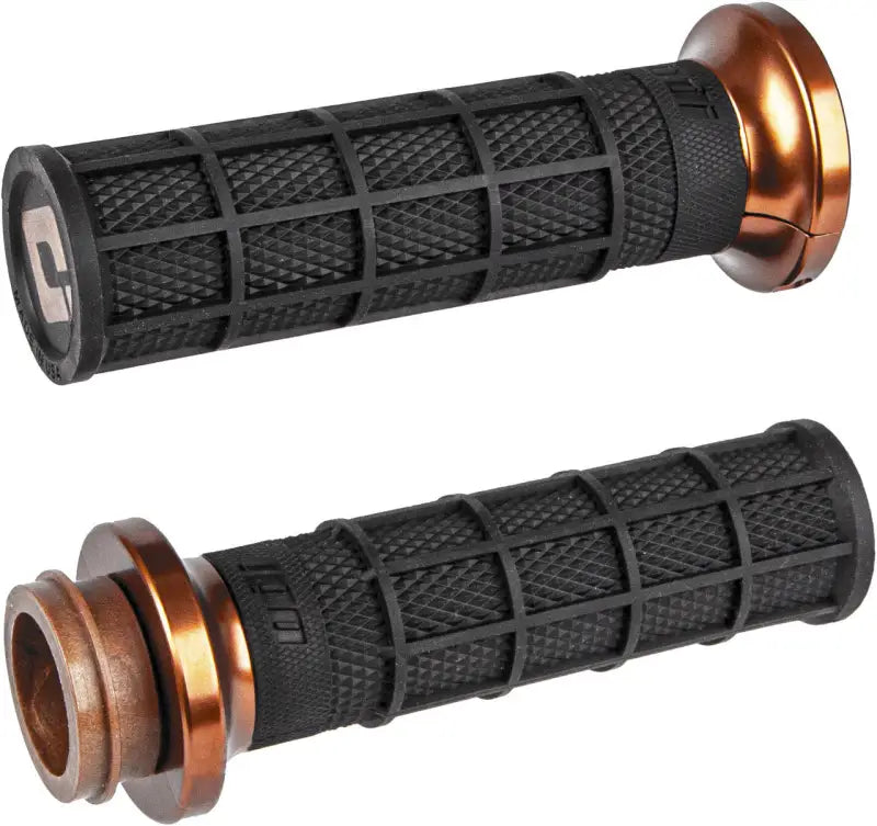 Odi V31HTW-BB-S Lock On Waffle Style Black/Sliver Tbw - Grips