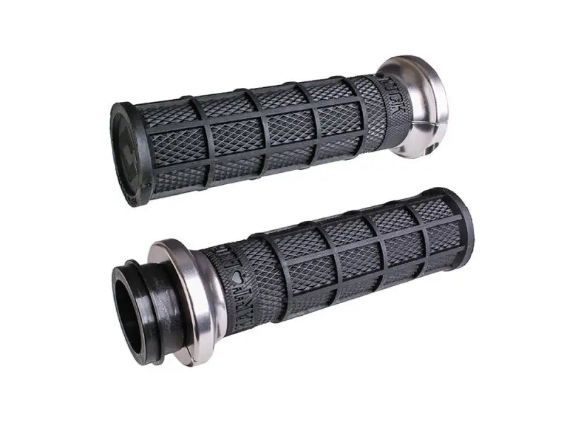 Odi V31HTW-BB-S Lock On Waffle Style Black/Sliver Tbw - Grips