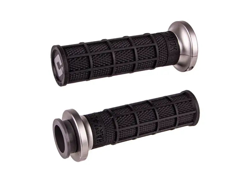 Odi V31ITW-BB-S Lock On Waffle Style Black/Silver Indian Touring - Grips