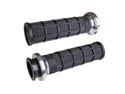 Odi V31ITW-BB-S Lock On Waffle Style Black/Silver Indian Touring - Grips