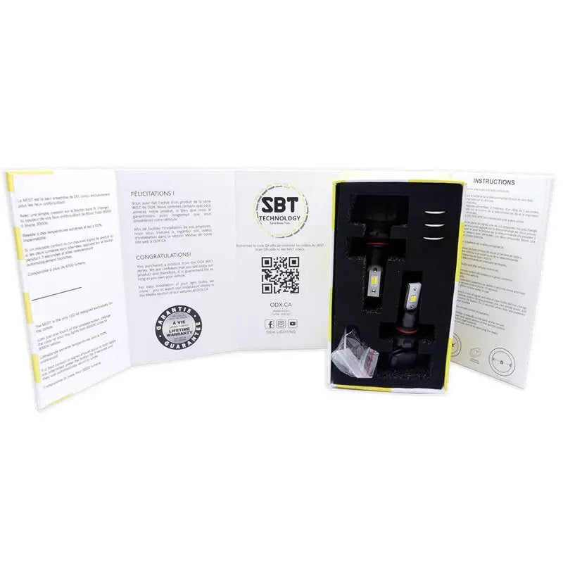 ODX Easy To Install Driving/ Fog Light Bulb Ledmist-H8 - H8 Mist Led Box