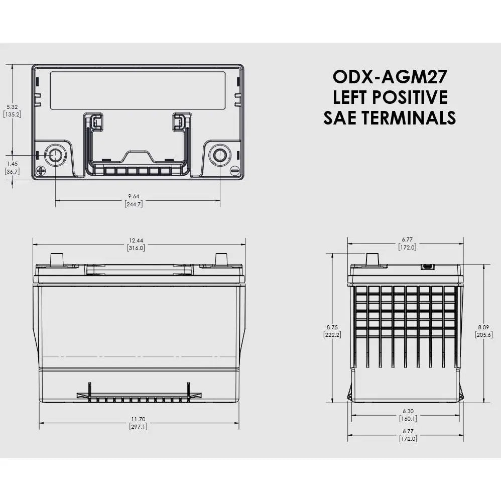 Odyssey ODX-AGM27 Battery