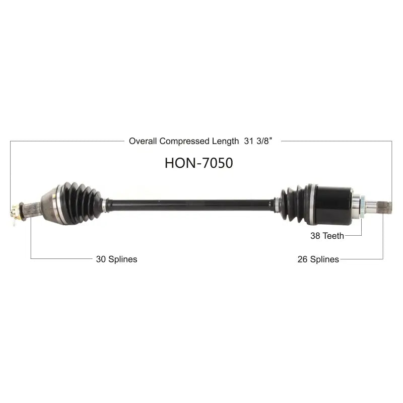 OPEN TRAIL Oe 2.0 Axle Front Hon for Powersports