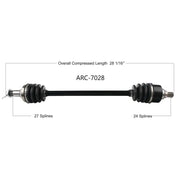 OPEN TRAIL Oe 2.0 Axle Front for Powersports