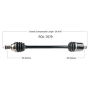 OPEN TRAIL Oe 2.0 Axle Rear for Powersports