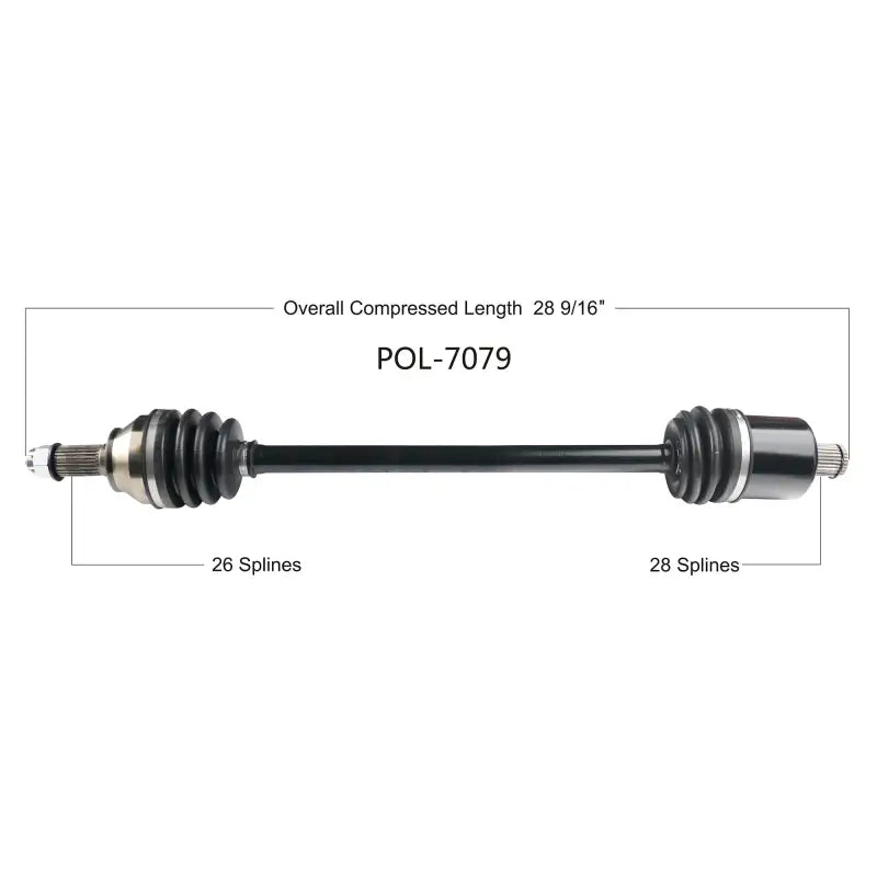 OPEN TRAIL Oe 2.0 Axle Rear for Powersports