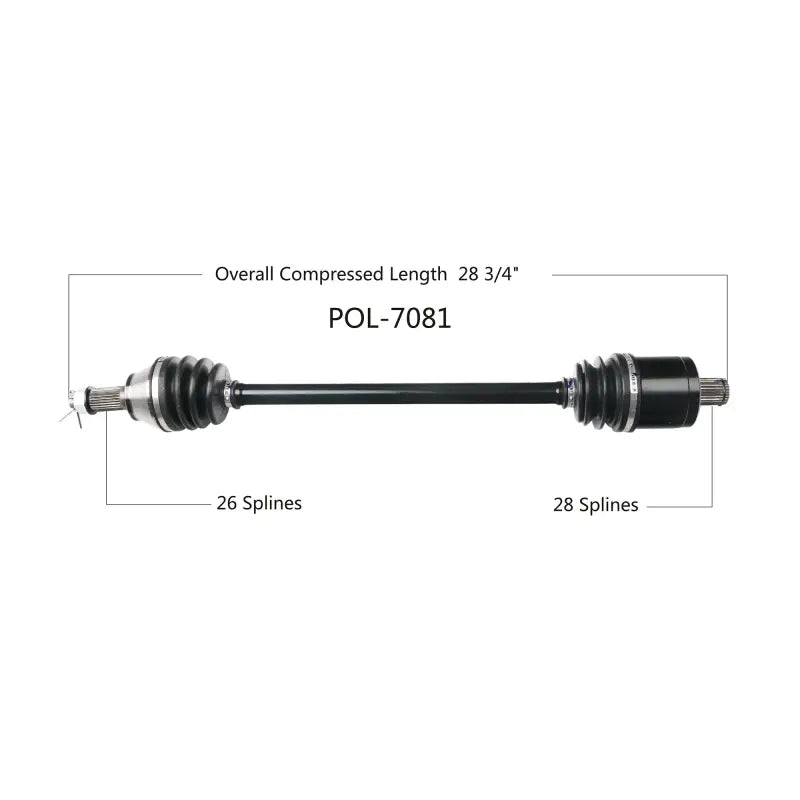 OPEN TRAIL Oe 2.0 Axle Rear for Powersports