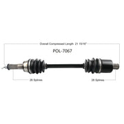 OPEN TRAIL Oe 2.0 Axle Rear for Powersports