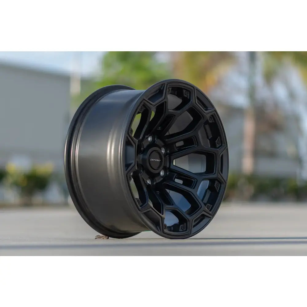 OE Wheels With Defiant Logo Center Cap DF03-18090-6550-12B1G1 - Black DF03 Satin