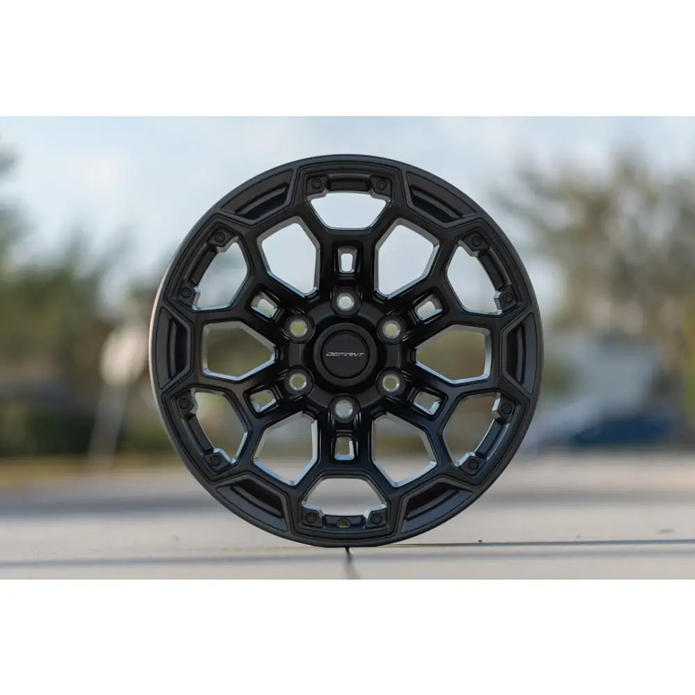 OE Wheels With Defiant Logo Center Cap DF03-18090-6550-12B1G1 - Black DF03 Satin