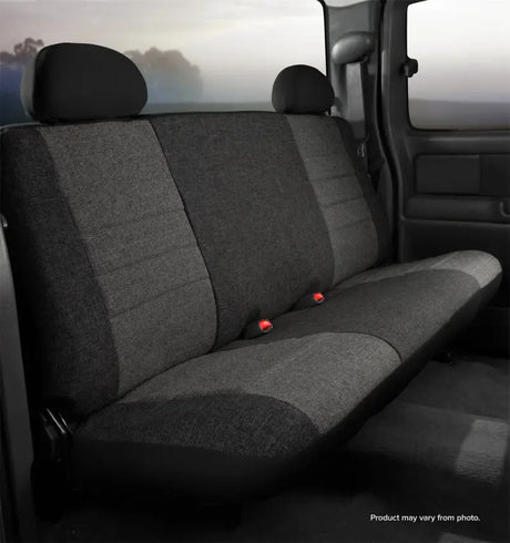 Gray and black rear bench seat cover for Dodge Ram OE32-58 CHARC FIA truck seat