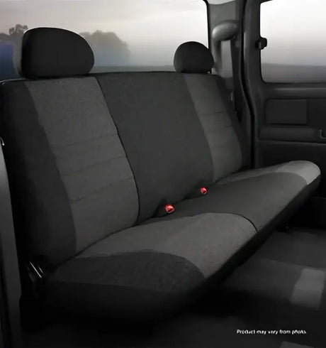 Gray and black truck rear bench seat cover for Dodge Ram OE32-58 CHARC FIA
