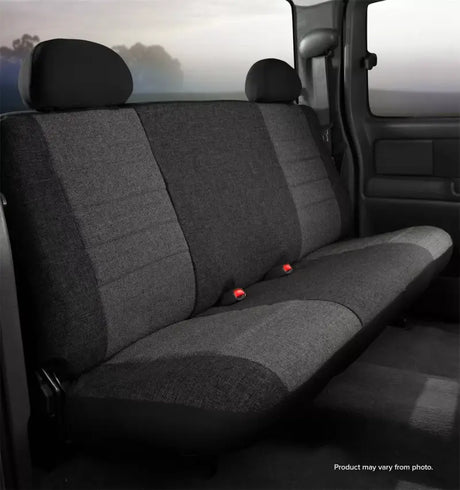 Gray and black rear bench seat cover for Dodge Ram OE32-58 CHARC FIA seat