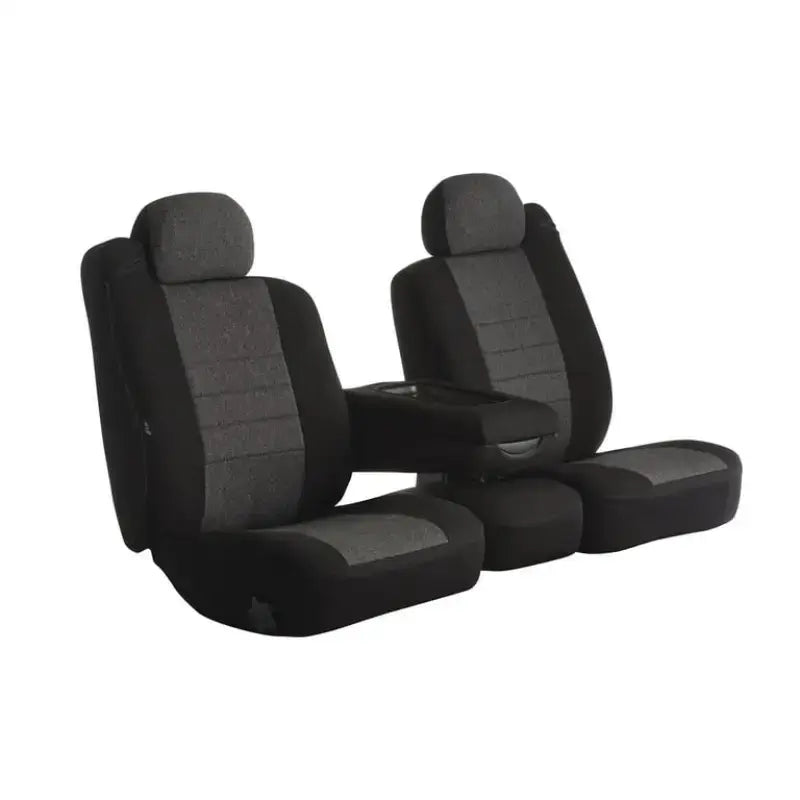 OE37-35 CHARC FIA Oe Front 40/20/40 Seat Cover in gray and black, ideal for RVs, automotive, powersports, off-road, marine, exterior, truck accessories, interior, truck bed, rv parts, Maintenance, Shield Your RV, Car, and Tires with Durable Covers for All Seasons, AVADA - Best Sellers, Must Haves