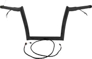 BAGGERNATION OEMPW-15L-12 B 12" OEM Monkey Bar Pre Wired Satin Black `15 Up Fltr