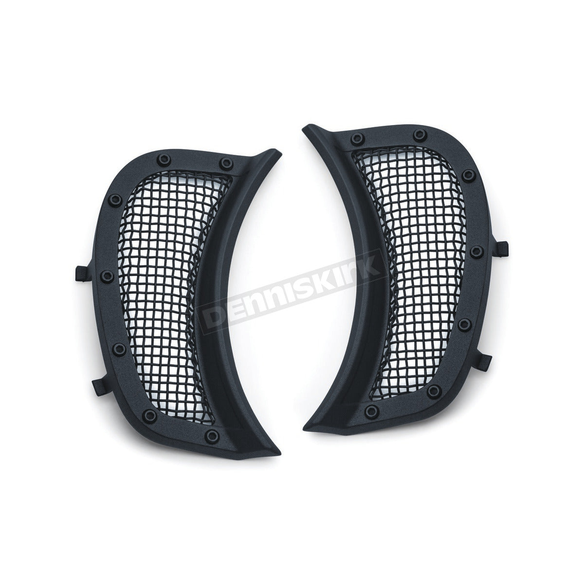 Kuryakyn Mesh Headlight Vent Accents Black - 6519